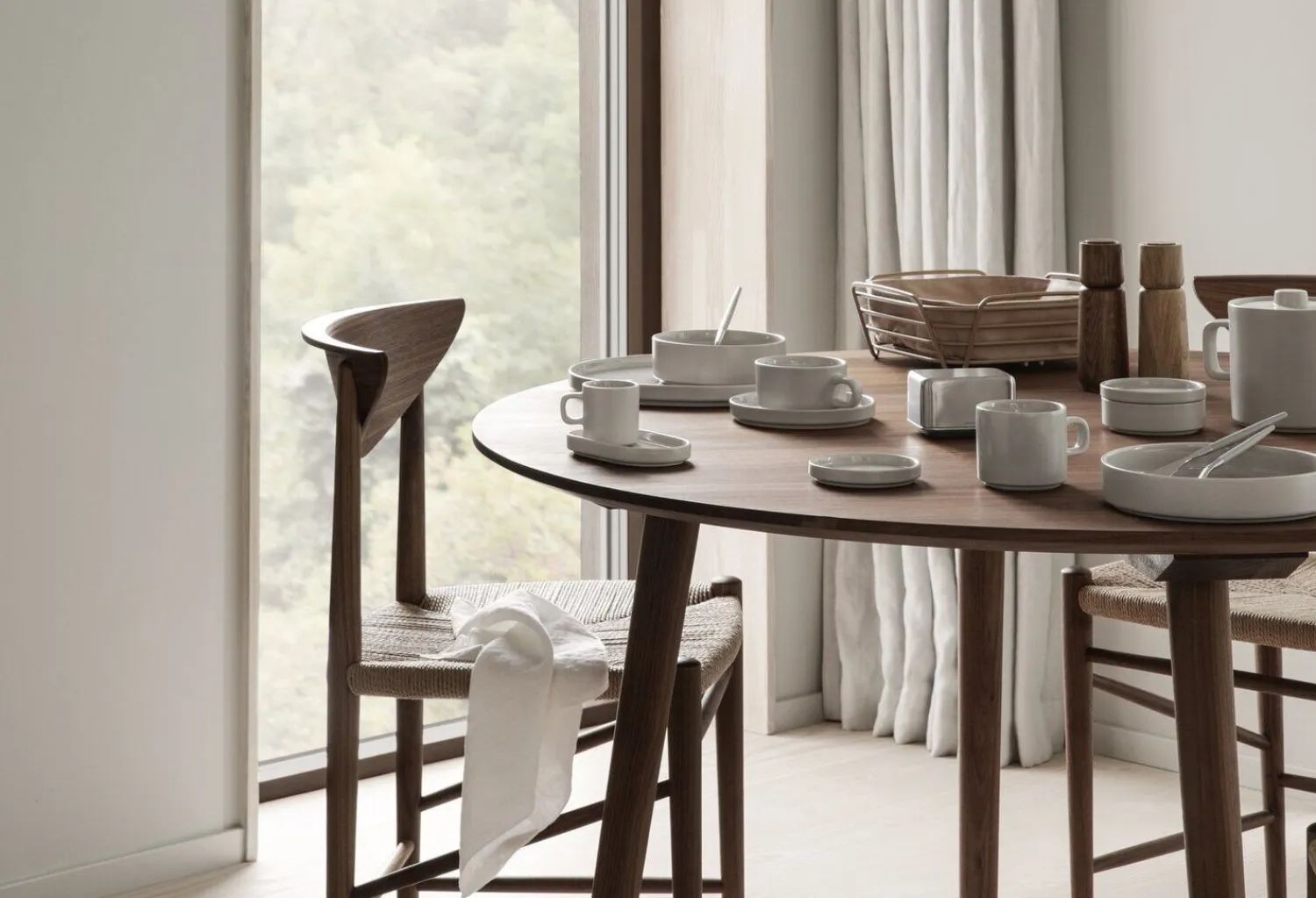 - Linen Napkin - B 42 cm, T42 cm - White LINEO^Blomus Best