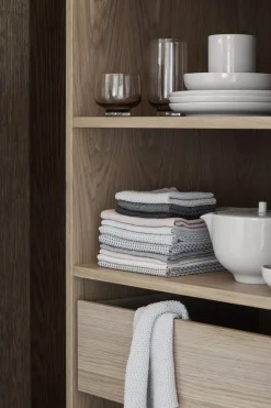 - RIDGE Viskestykker - Hvid - Sæt af 2^Blomus Best