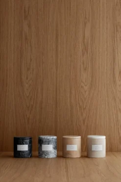 - Scented Marble Candle - Indian Tan - FRABLE*Blomus