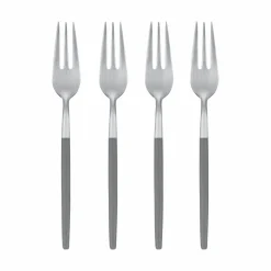 - Set of 4 Cake Forks - Sharkskin - MAXIME*Blomus New
