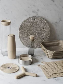 - Set of 6 Coasters - Sharkskin - LARETO^Blomus Sale