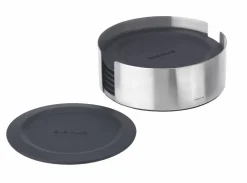 - Set of 6 Coasters - Black - LARETO^Blomus Clearance