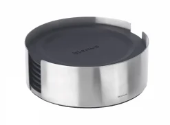 - Set of 6 Coasters - Black - LARETO^Blomus Clearance