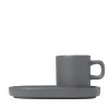 - Set of 2 Espresso Mugs - Pewter - PILAR^Blomus Online