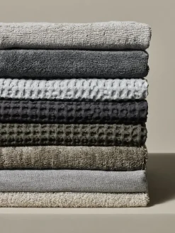 - Set of 4 Guest Hand Towels - Tan - RIVA^Blomus Clearance