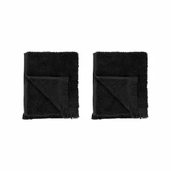 - Set of 2 Guest Hand Towels - Black - FRINO*Blomus Sale
