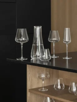 - Set of 2 Red Wine Glasses - Clear Glass - BELO*Blomus Best