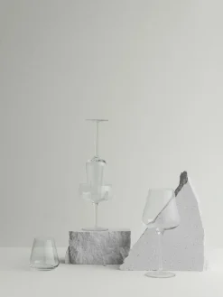 - Set of 2 Red Wine Glasses - Clear Glass - BELO*Blomus Best