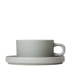 - Set of 2 Tea Cups - Mirage Gray - PILAR^Blomus Best
