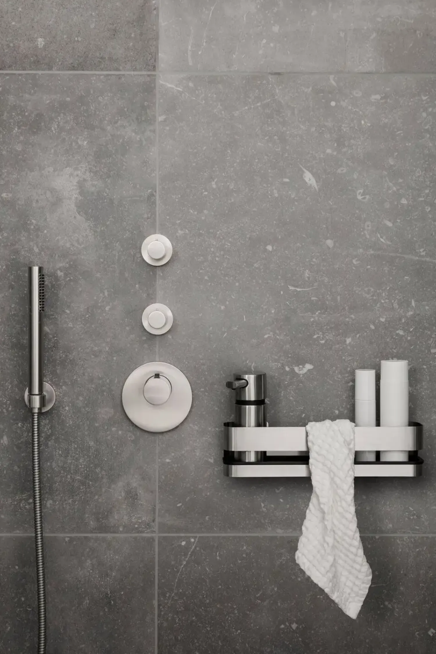 - Shower Basket - White - NEXIO^Blomus Clearance