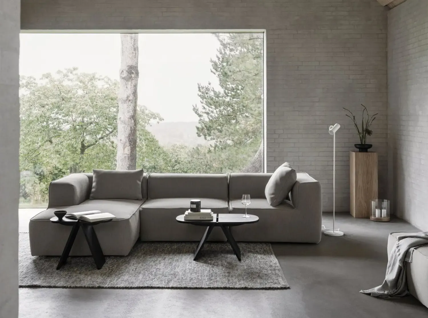 - Sofabord - Sort eg - AVIO - 83x43 cm^Blomus Clearance