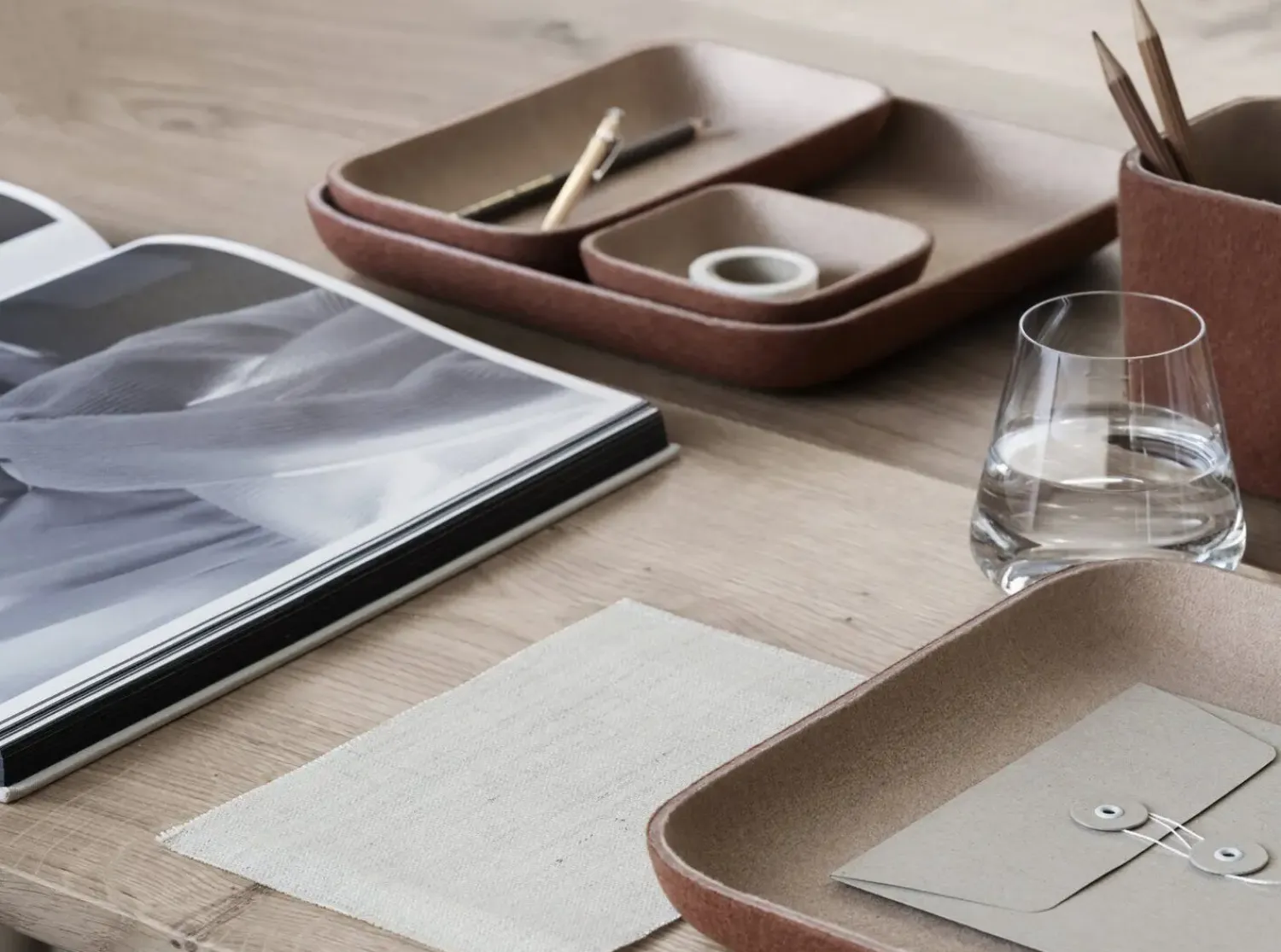 - Tray - Rustic Brown/Tan - HERBA*Blomus Sale