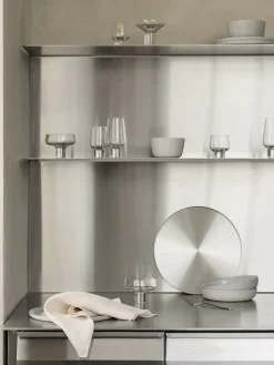 - Tray S - PEASY - Stainless Steel - H1 x L30 x Ø30 cm*Blomus Best