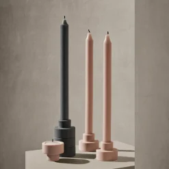 - TRIO lysestager - Lilla - Sæt af 3^Blomus