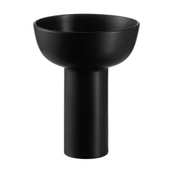 - Vase - H 21 cm, Ø 17 cm - Black - MIYABI*Blomus Clearance