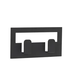 knage - VINDO double towel hook large - black*Blomus Clearance