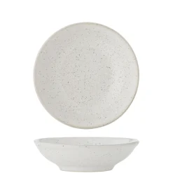 - Addison Tallerken Dyb, Hvid, Stentøj^Bloomingville Online