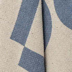 - Agno Plaid, Blå, Genanvendt Bomuld^Bloomingville