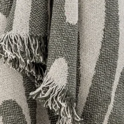 - Alk Plaid, Grøn, Genanvendt Bomuld*Bloomingville Hot