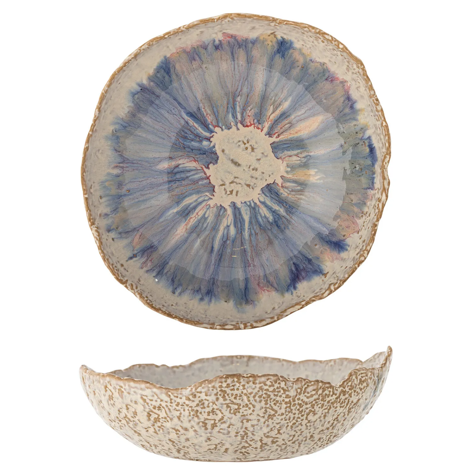 - Amalia Skål, Blå, Stentøj^Bloomingville Sale