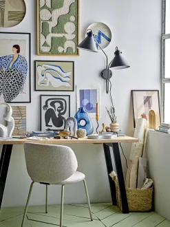 - Amica Serveringsfad, Rosa, Stentøj*Bloomingville New