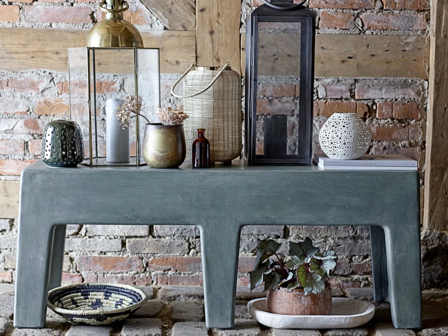 - Anja Stearinlys, Hvid, Parafin*Bloomingville Discount