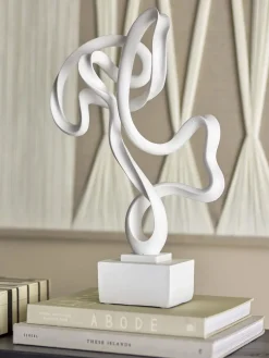 - Arista Deko, Hvid, Resin*Bloomingville Outlet