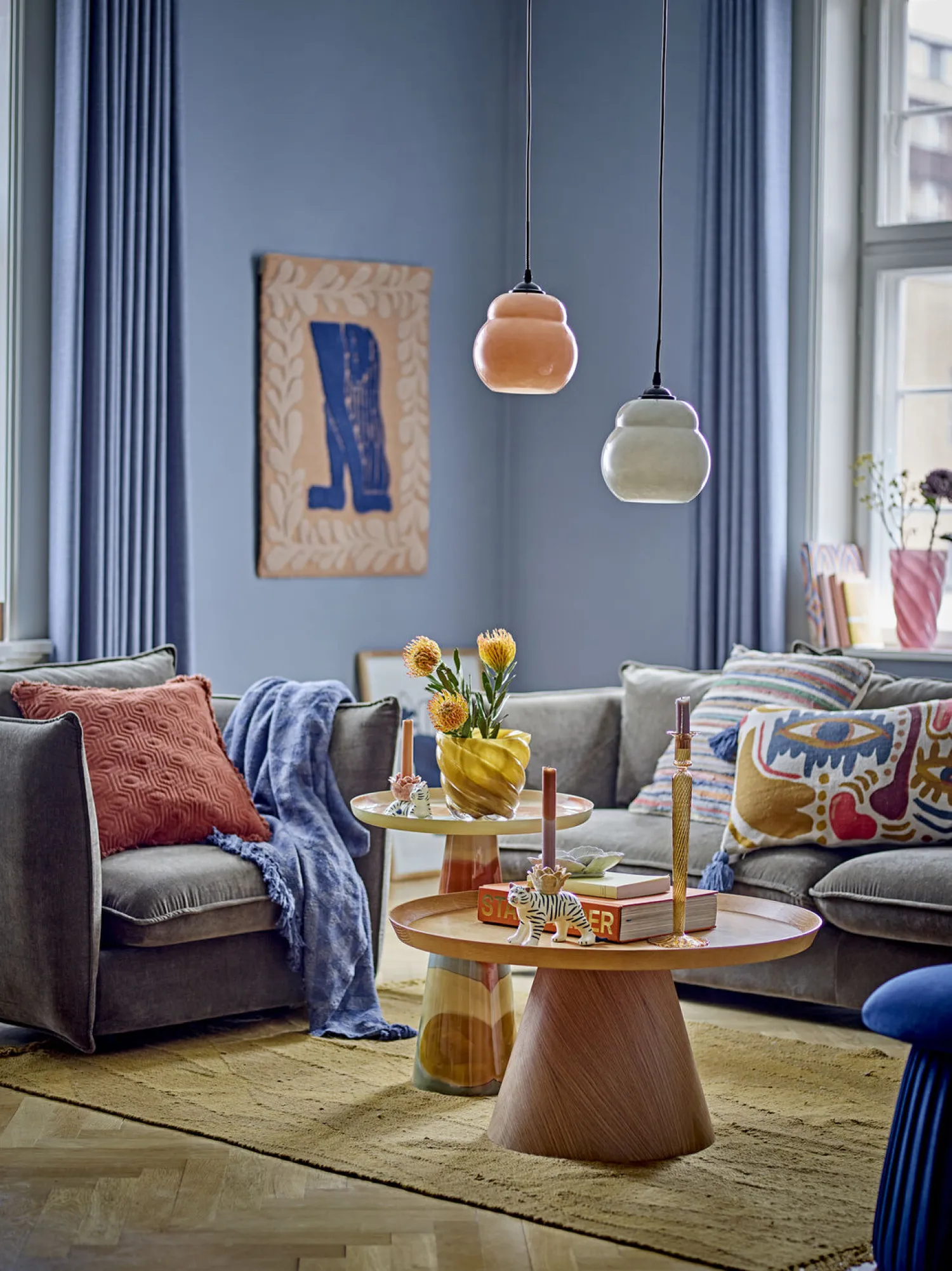 - Atle Vægdekoration, Brun, Uld*Bloomingville Online