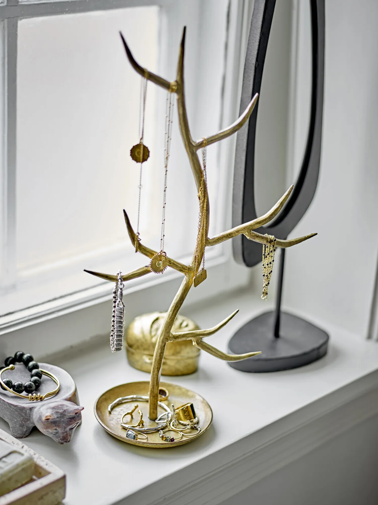 - Avoa Bordspejl, Sort, Glas^Bloomingville Online