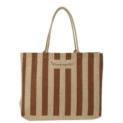 - Bergamo Indkøbspose, Brun, Jute*Bloomingville New