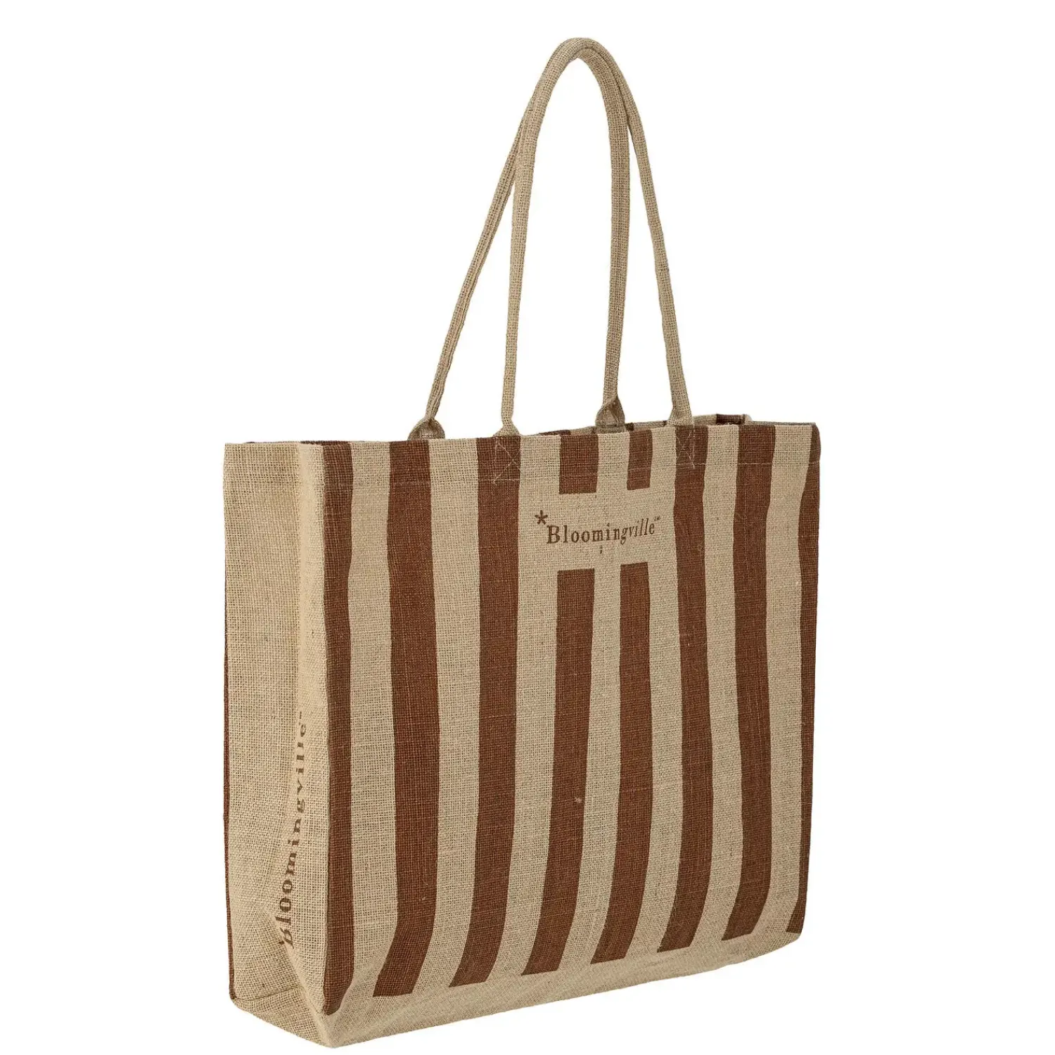 - Bergamo Indkøbspose, Brun, Jute*Bloomingville New