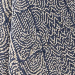 - Bresso Plaid, Blå, Genanvendt Bomuld^Bloomingville New