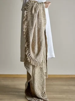 - Bresso Plaid, Brun, Genanvendt Bomuld*Bloomingville Sale