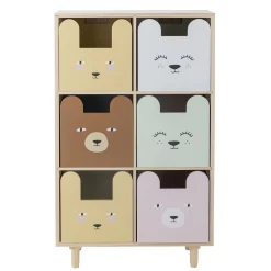 - Calle Bogreol m/skuffer, Natur, Kejsertræ*Bloomingville Hot