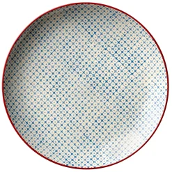 - Carla Tallerken, Rød, Stentøj - Sæt af 3 stk./Pris pr. tallerken*Bloomingville Outlet