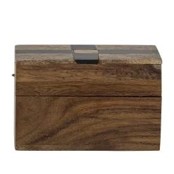 - Cemile Æske m/Låg, Brun, Mango^Bloomingville Clearance