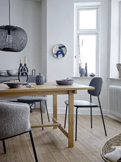 - Cortone Spisestol, Grå, Polyester^Bloomingville Outlet