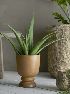 - Dua Urtepotteskjuler, Grøn, Stentøj*Bloomingville Outlet