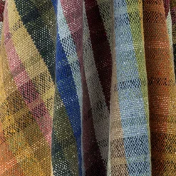 - Elmy Plaid, Orange, Genanvendt Bomuld^Bloomingville