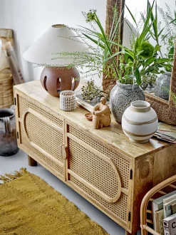 - Esther Fyrfadsstage, Rosa, Genanvendt Glas^Bloomingville Outlet