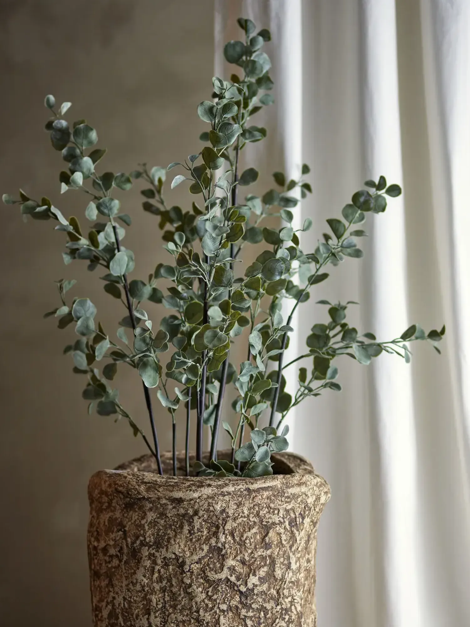 - Eucalyptus Kunstig Plante - Grøn, Plastik^Bloomingville Best