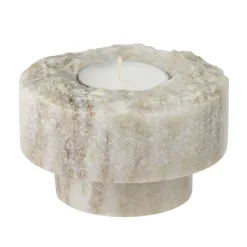 - Forli Fyrfadsstage, Natur, Marmor*Bloomingville