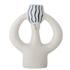 - Hatty Lysestage, Blå, Stentøj^Bloomingville Discount