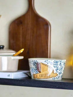 - Hezha Skål, Natur, Stentøj*Bloomingville Sale