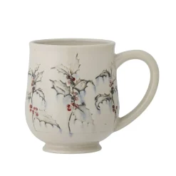 - Hollie Krus, Grøn, Stentøj. Højde 11 cm^Bloomingville Discount