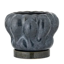 - Hollis Urtepotte m/underskål, Blå, Stentøj*Bloomingville Clearance