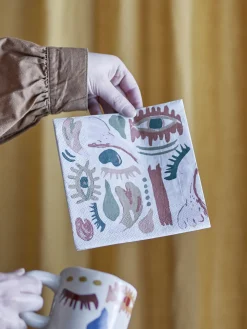 - Horus Serviet, Orange, FSC® Mix, Papir^Bloomingville New