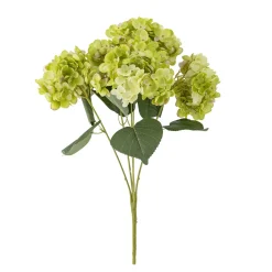 - Hydrangea Kunstig stilk - Hvid, Plastik^Bloomingville