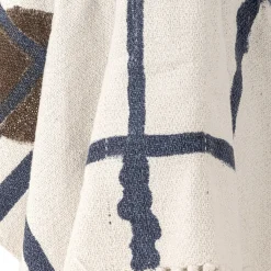 - Imperia Plaid, Natur, Genanvendt Bomuld*Bloomingville Sale