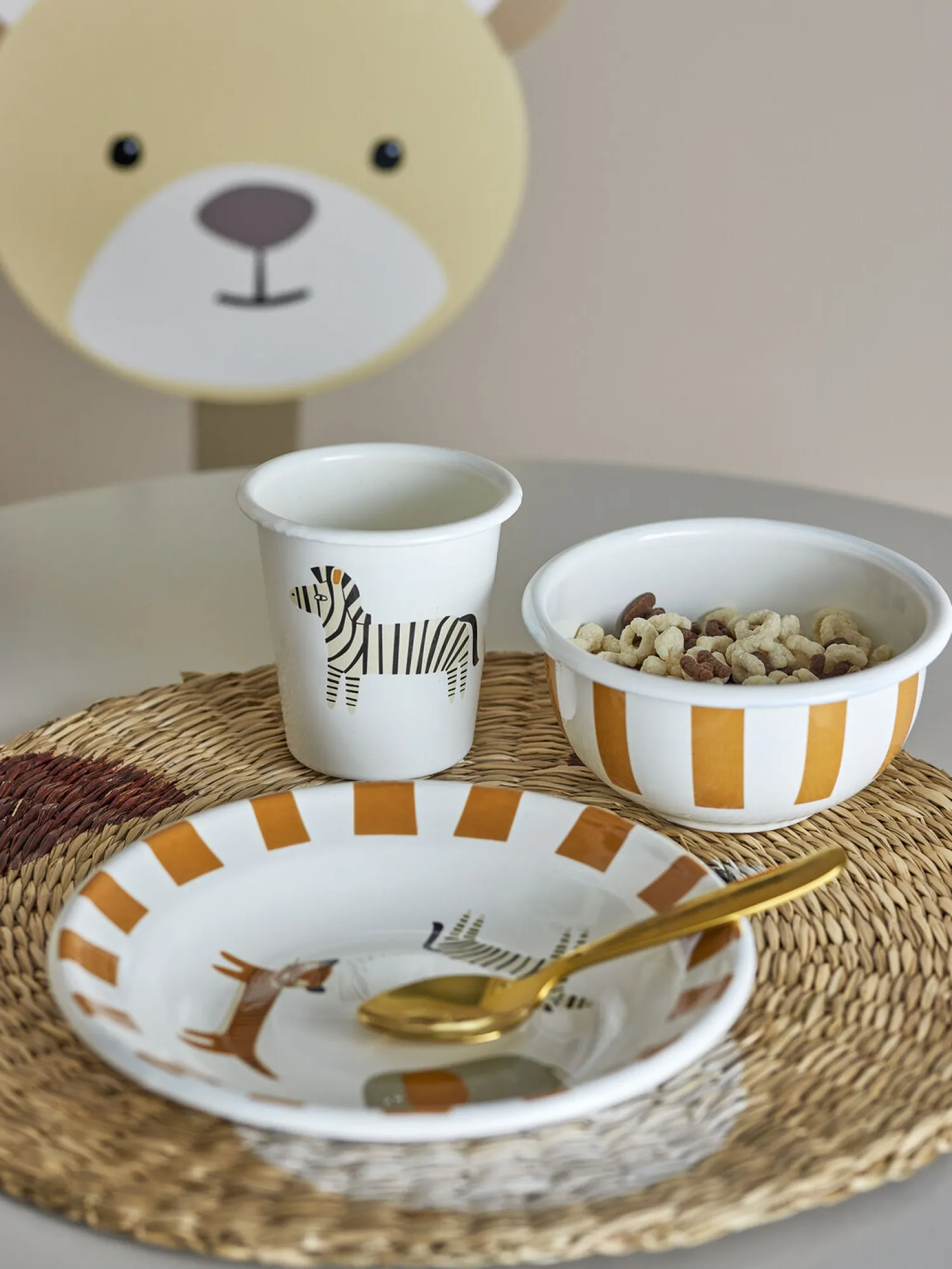 - Jesse Stelsæt, Orange, Jern^Bloomingville Sale